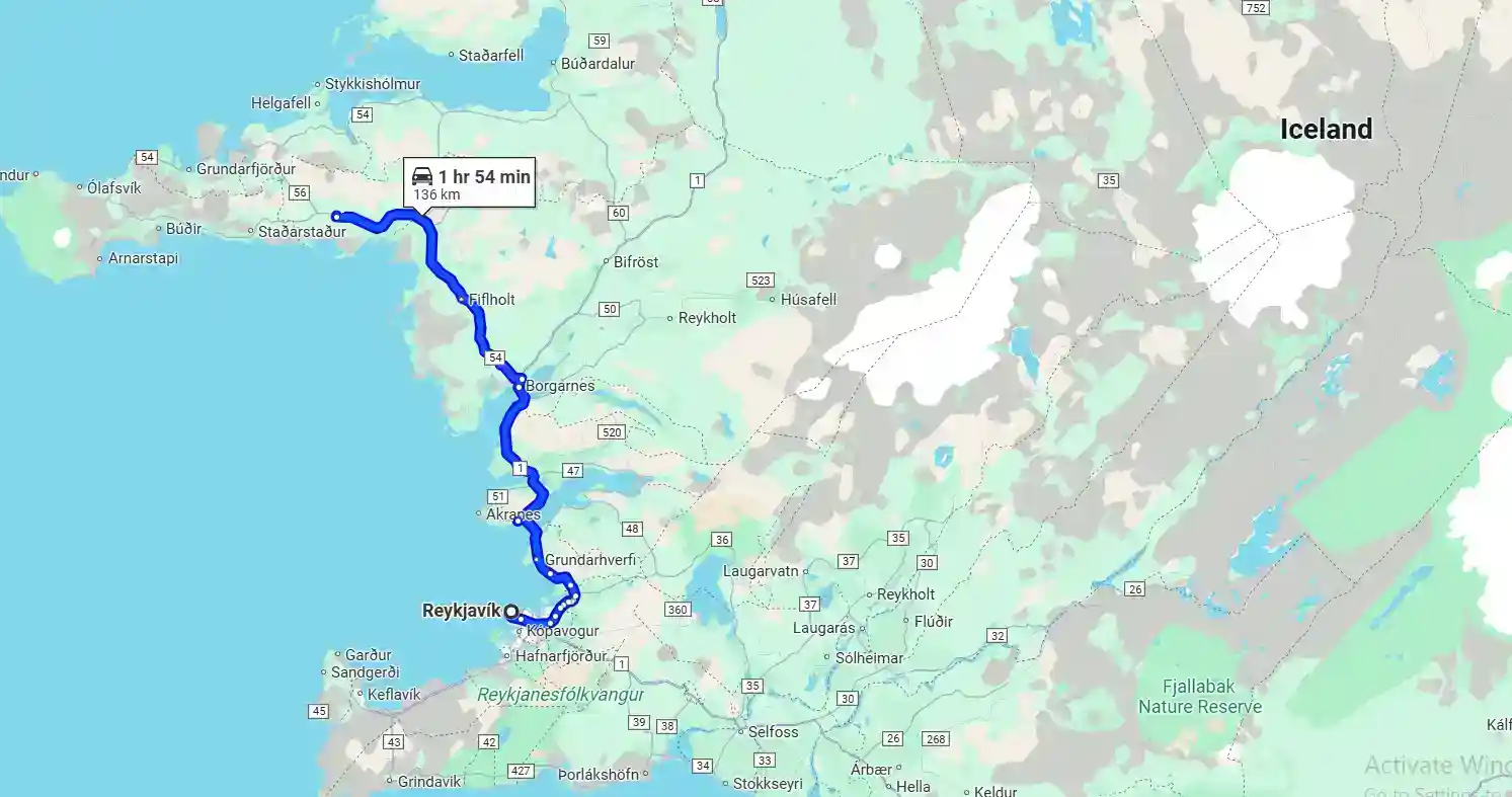 Snaefellsnes Peninsula Iceland for First-Timers: A Complete Travel Guide 3 How to Reach Snaefellsnes from Reykjavik 1
