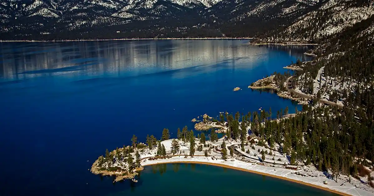12 Unreal Places With Clearest Ocean Water in the World 12 Lake Tahoe USA Sand Harbor