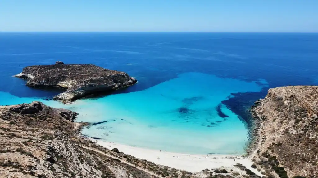 12 Unreal Places With Clearest Ocean Water in the World 11 Lampedusa Italy Spiaggia dei Conigli