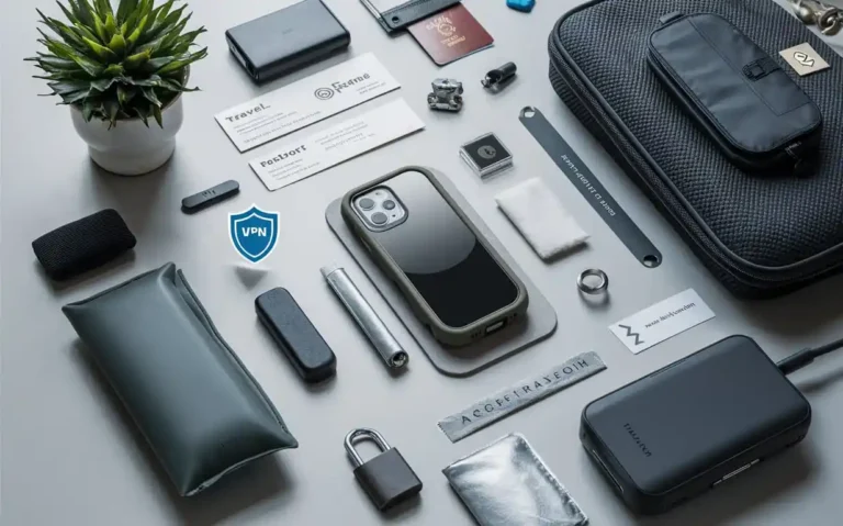 how can you protect a mobile device while traveling​?