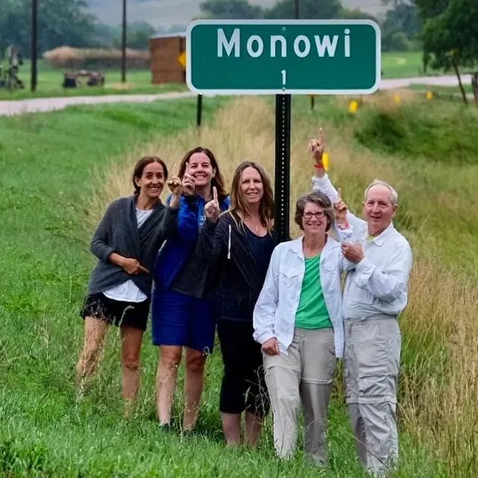 Take a Photo with the Population Sign