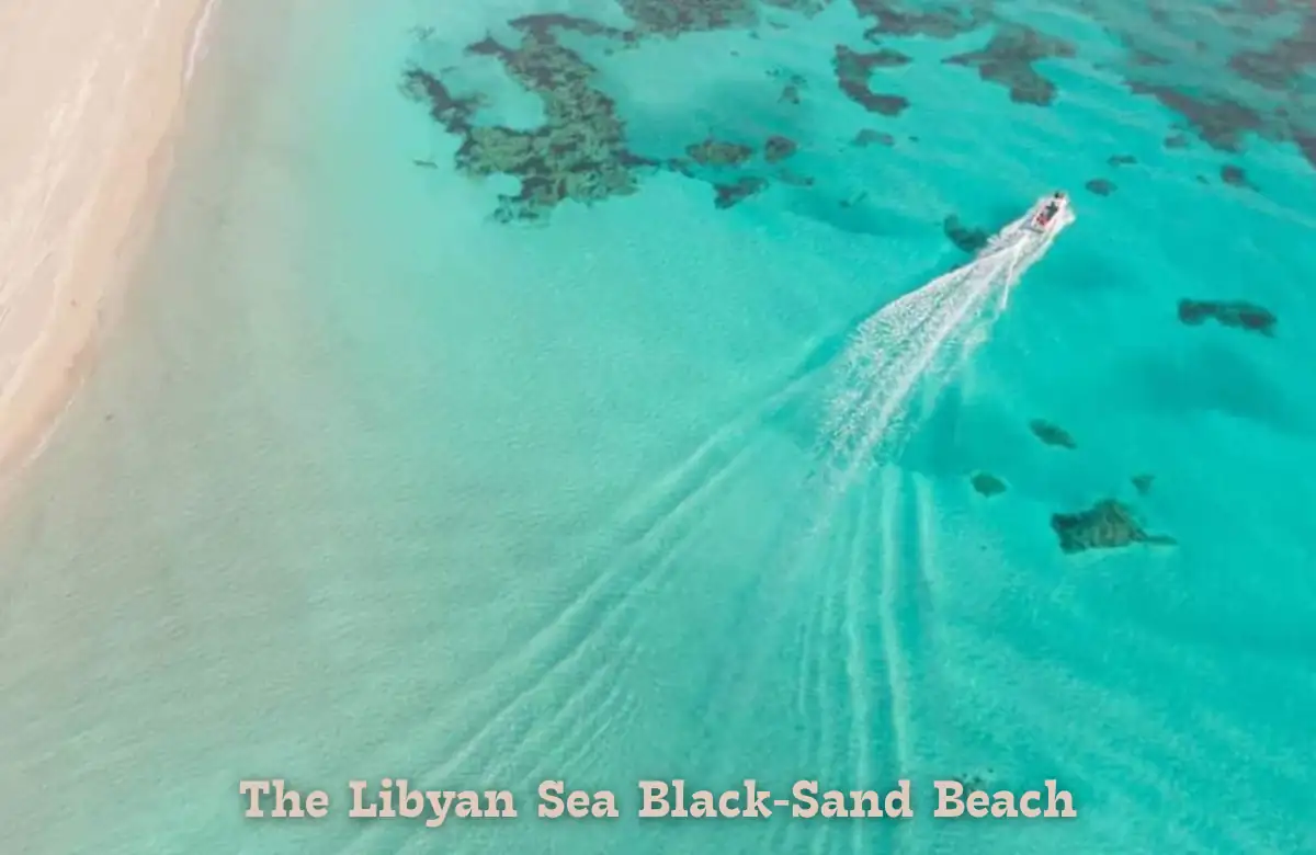 The Libyan Sea Black Sand Beach
