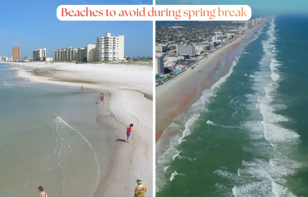 Beaches to avoid during spring break