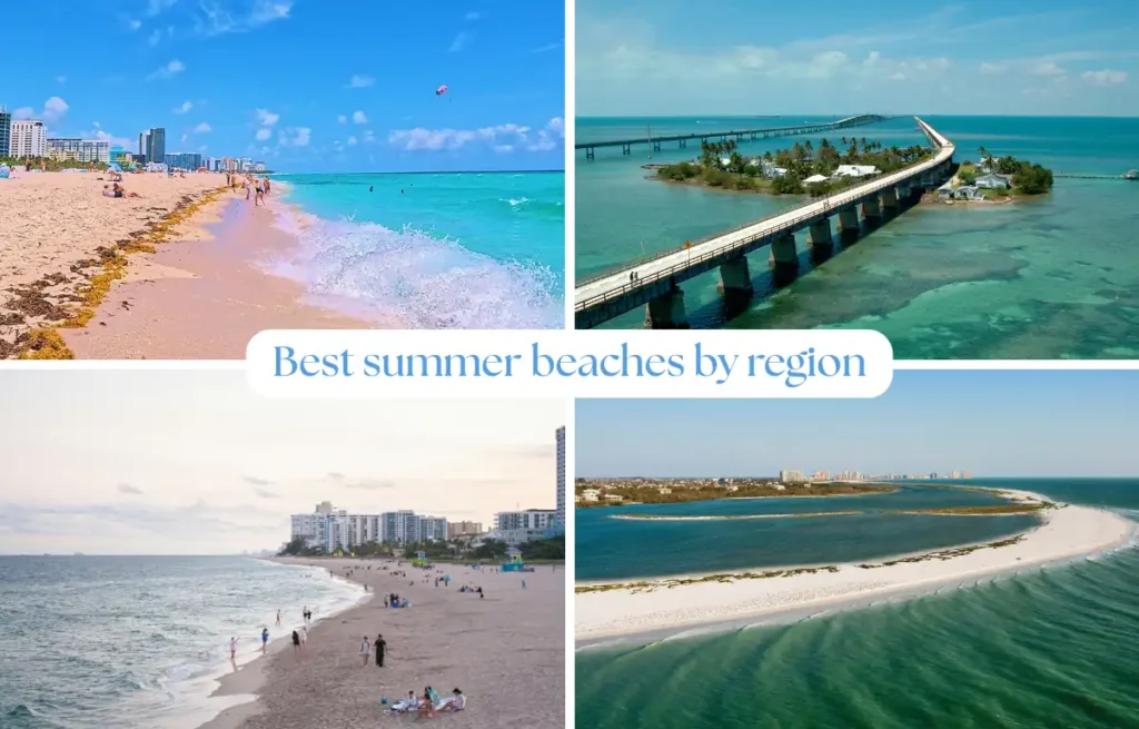 Best summer beaches by region