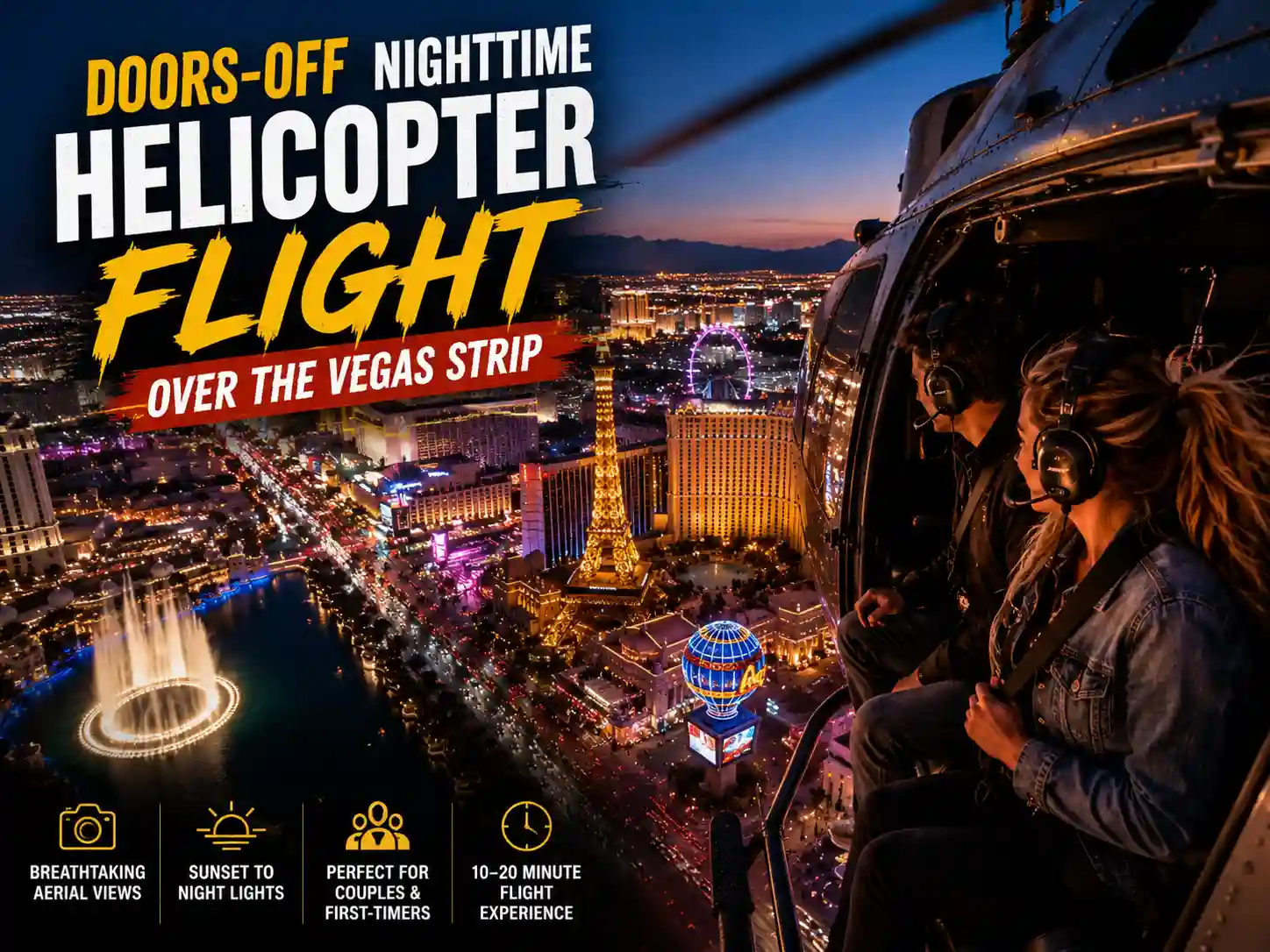 Flight Over the Vegas Strip