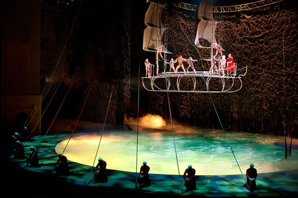 Liquid Architecture O by Cirque du Soleil