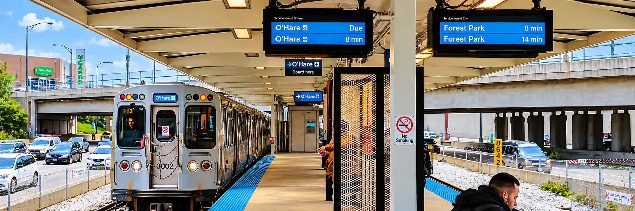 How to Get From O’Hare Airport to Chicago and the Suburbs: A Traveler’s Guide 2 Taking the CTA Blue Line Downtown 1